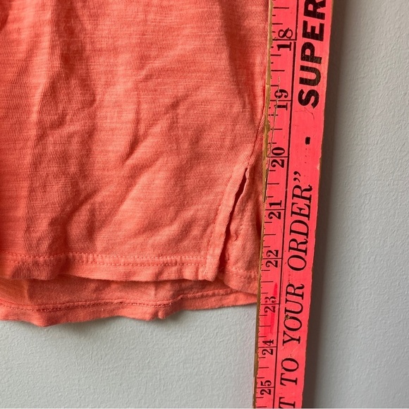 Anthropologie t.la Peach Classic V-neck Tee - Picture 6 of 8
